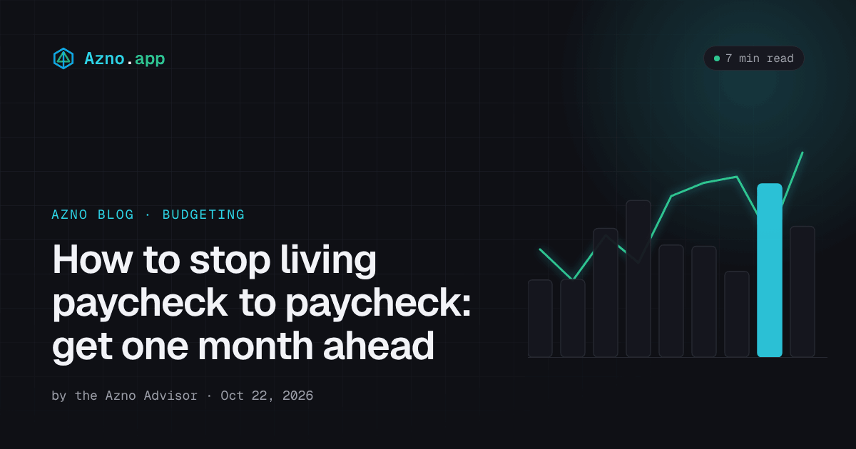 Cover card with the post title beside an abstract bar chart, one bar highlighted